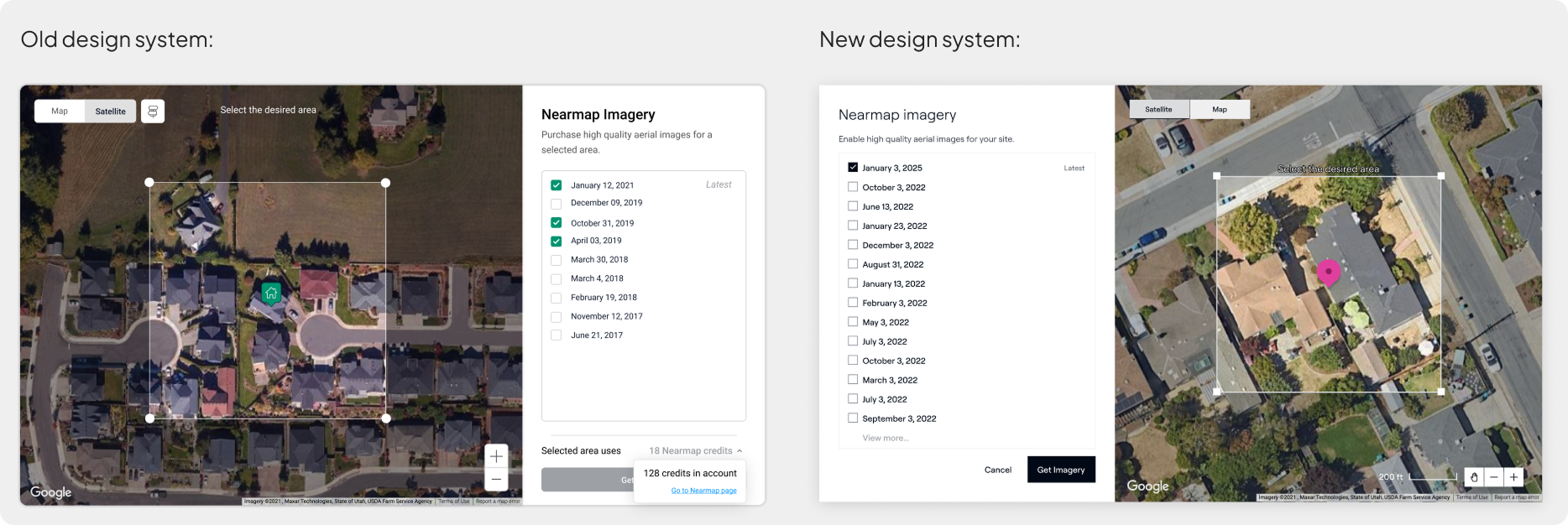 Release 1 — Design system transition